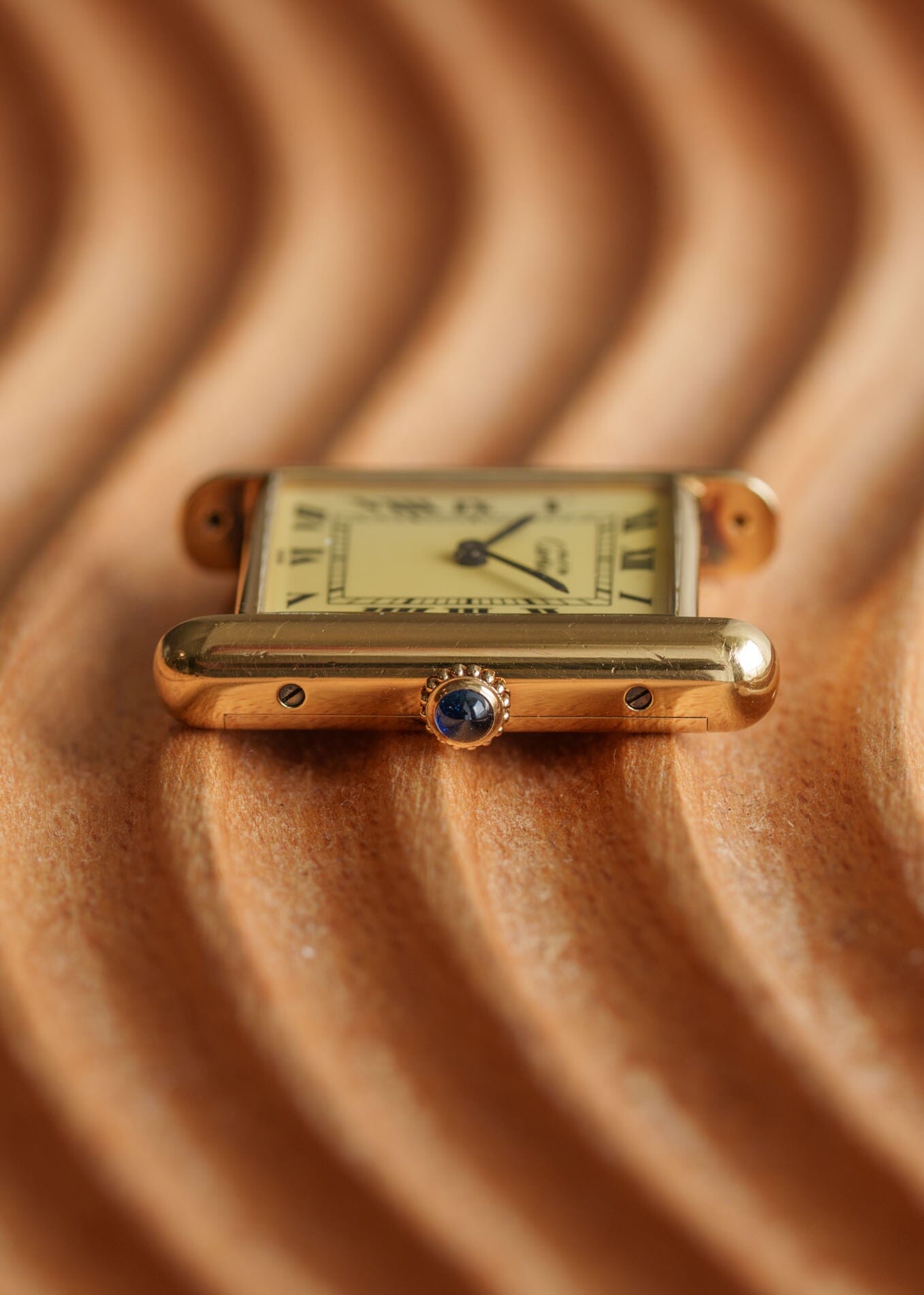 カルティエ マストタンク LM アイボリーローマン 手巻き Watch CARTIER 