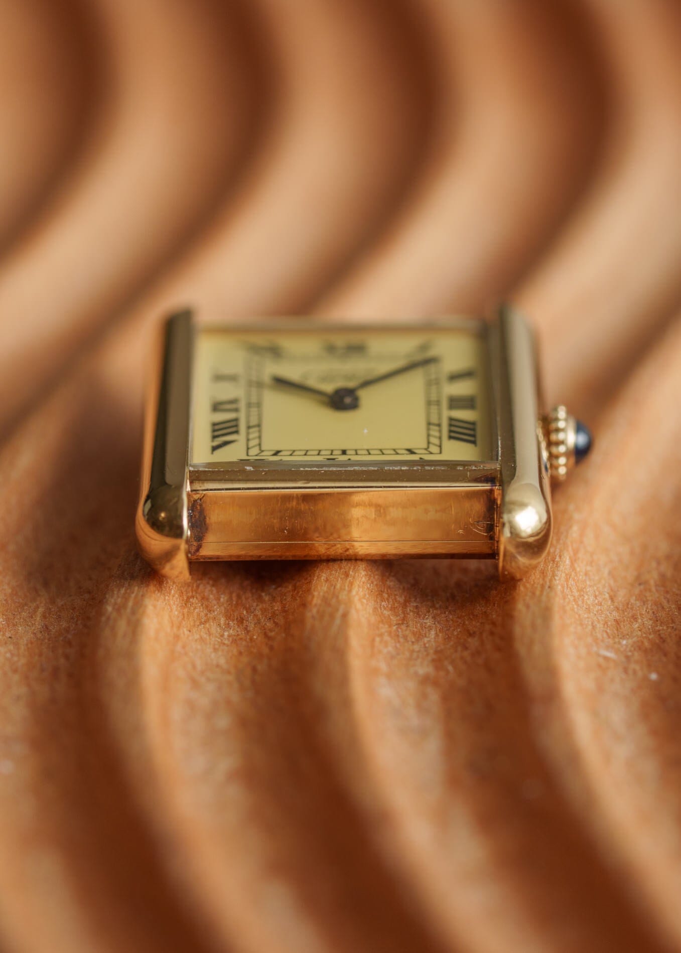 カルティエ マストタンク LM アイボリーローマン 手巻き Watch CARTIER 