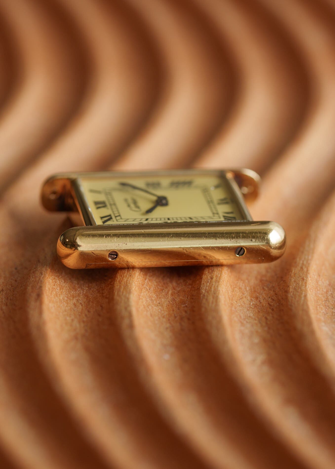 カルティエ マストタンク LM アイボリーローマン 手巻き Watch CARTIER 