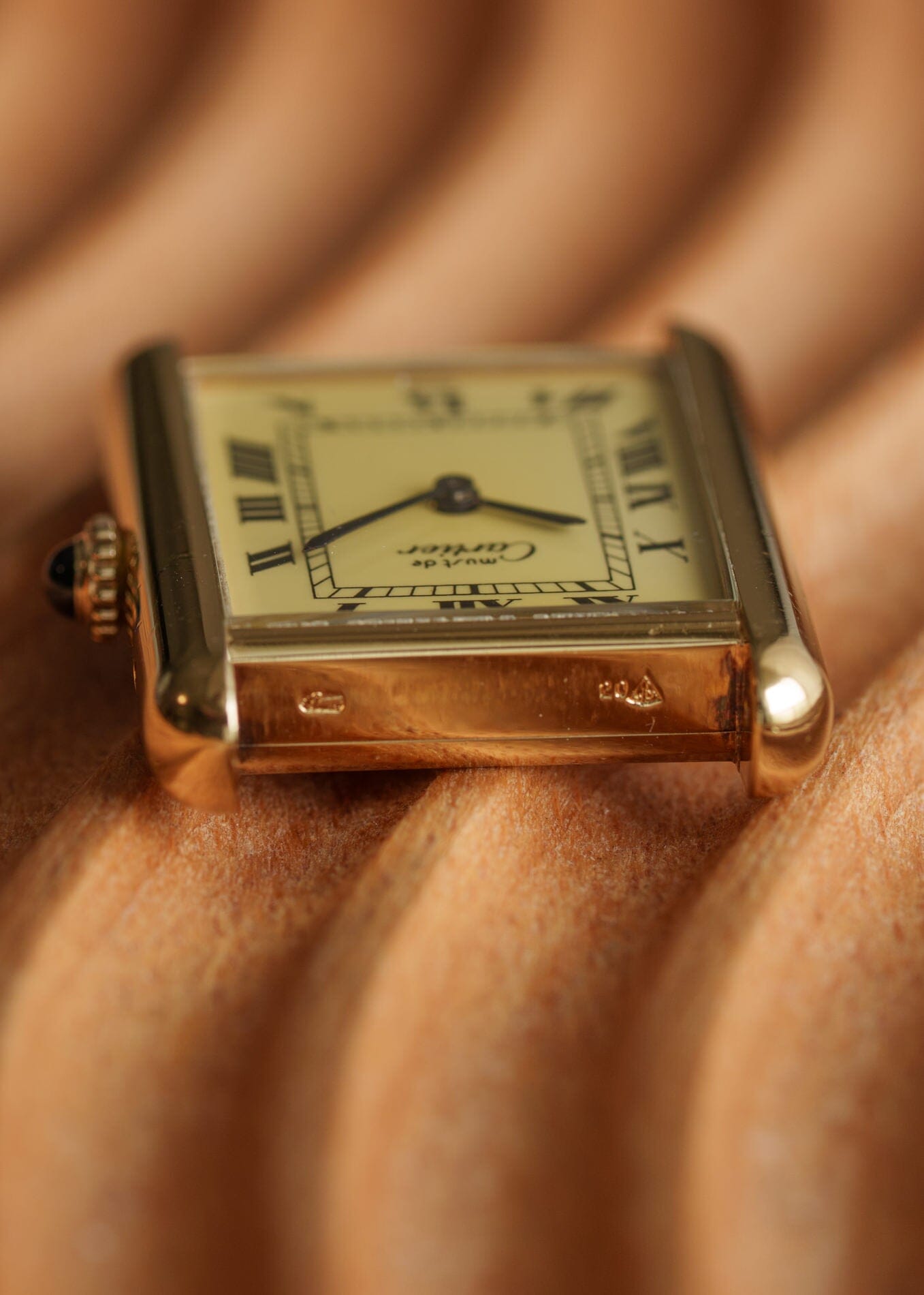 カルティエ マストタンク LM アイボリーローマン 手巻き Watch CARTIER 