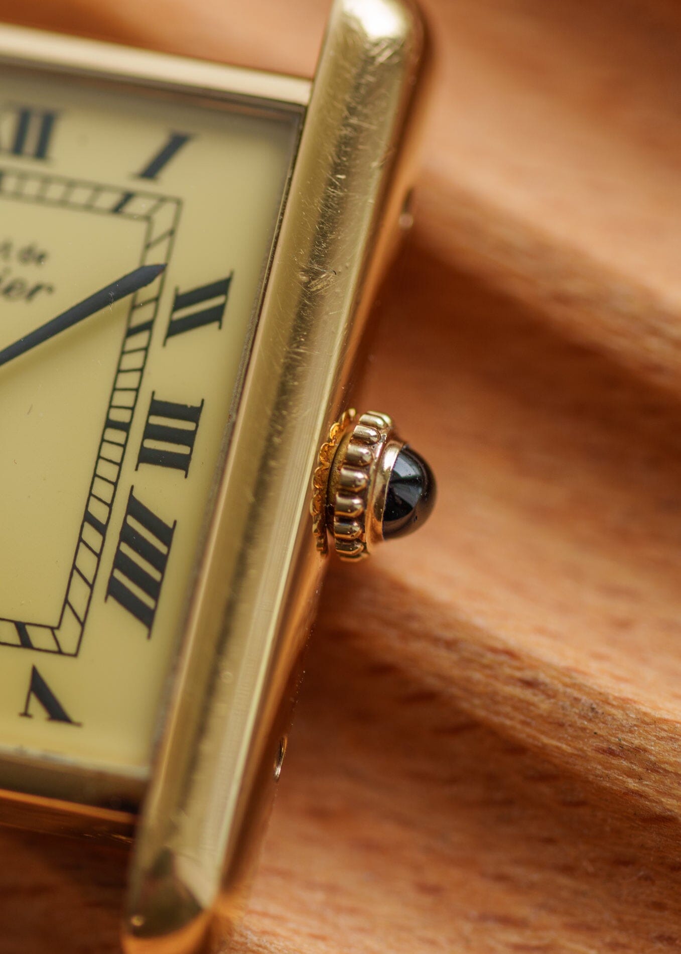 カルティエ マストタンク LM アイボリーローマン 手巻き Watch CARTIER 