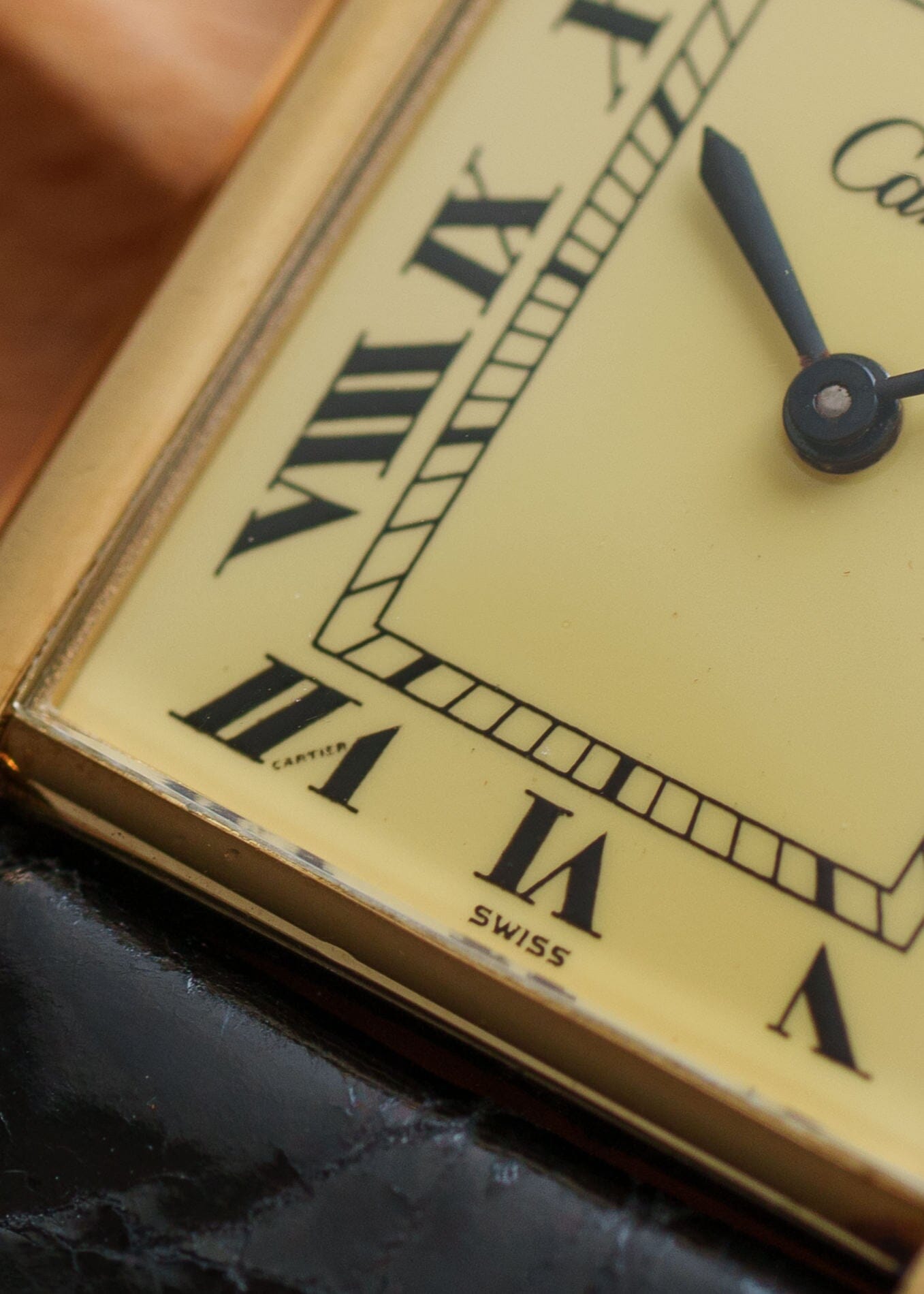 カルティエ マストタンク LM アイボリーローマン 手巻き Watch CARTIER 