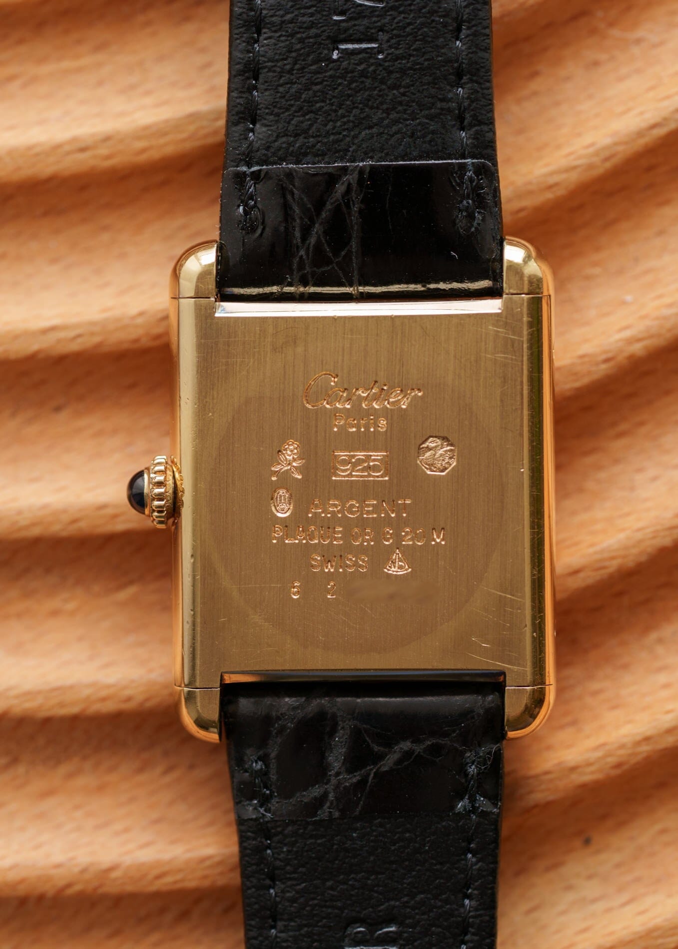 カルティエ マストタンク LM アイボリーローマン 手巻き Watch CARTIER 