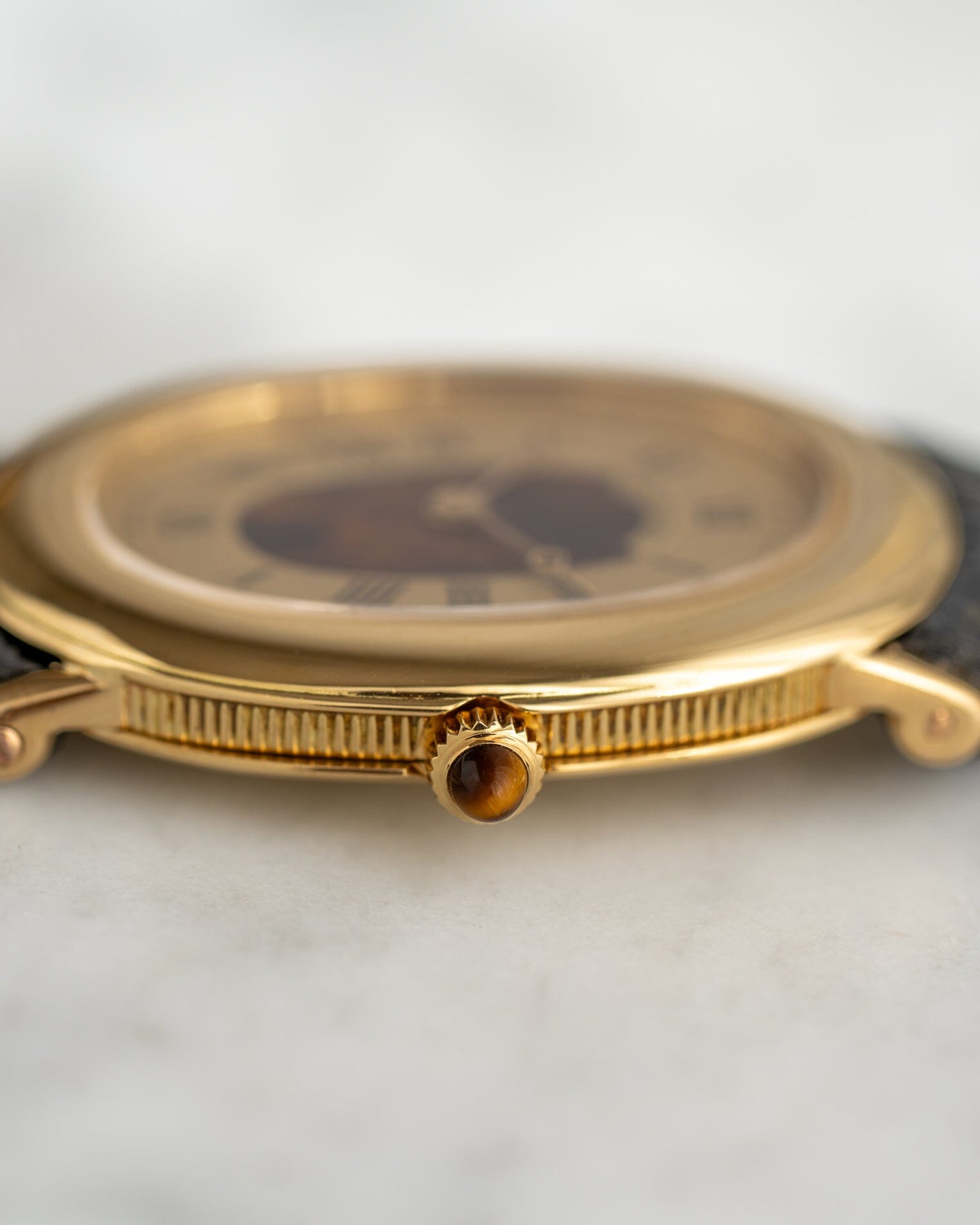 Breguet Oval 7070 YG Manual winding champagne dial Tortoiseshell