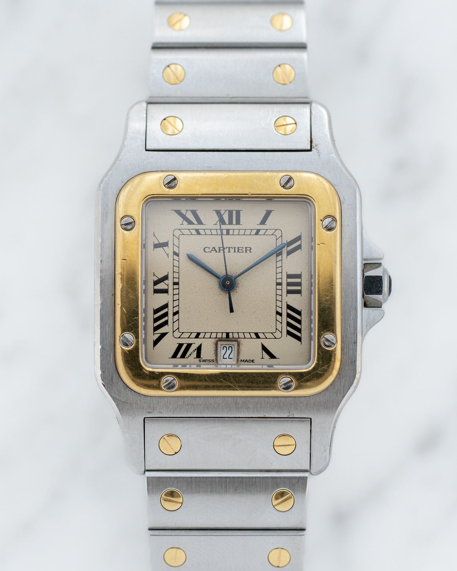 Cartier Santos Galbee 187901 Ivory Roman | ARBITRO