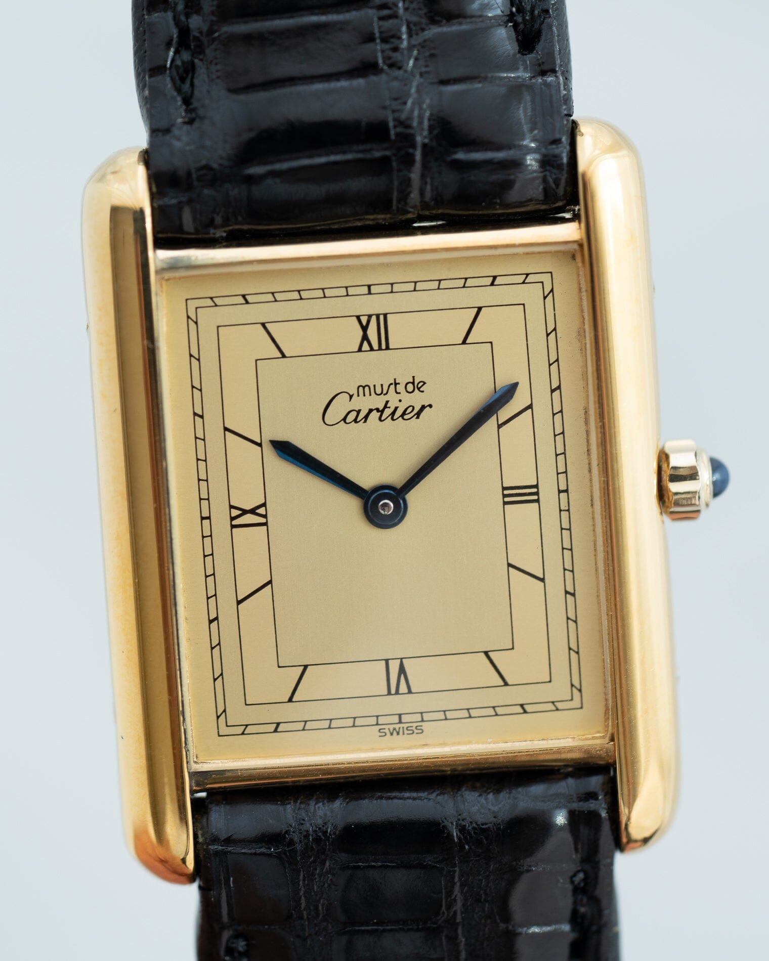 カルティエ マストタンク LM スモールローマン / must de Cartier Tank