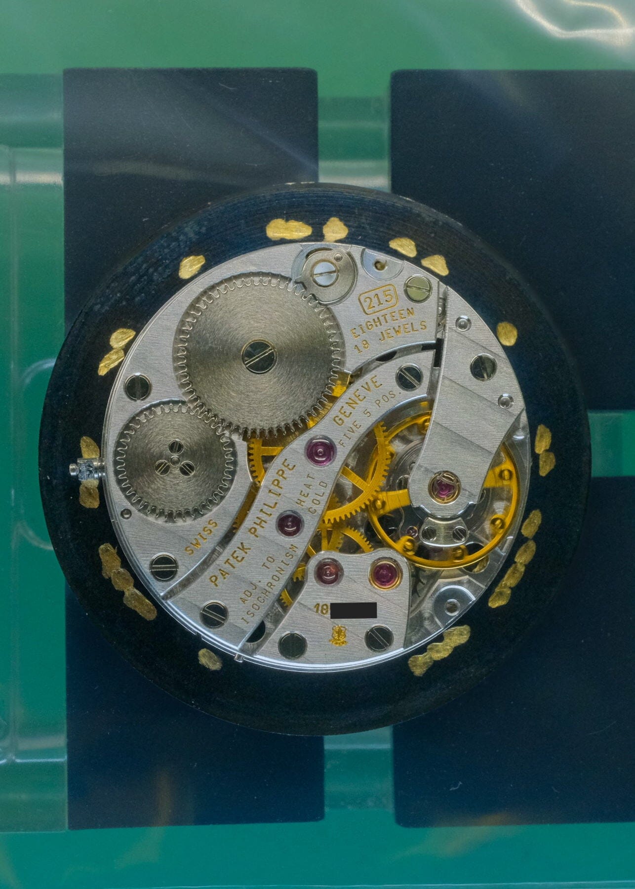 Patek Philippe カラトラバ 5022 PT ブラックギョーシェダイアル 保証書付き Watch PATEK PHILIPPE 