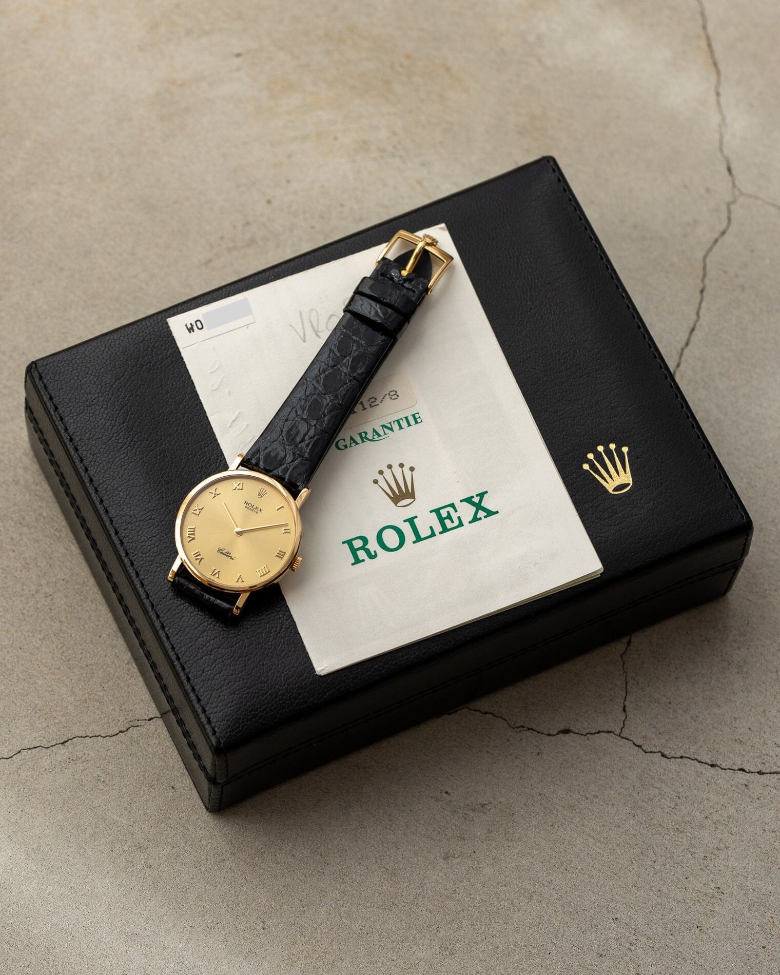 Rolex チェリーニ 5112 YG シャンパンローマン 箱保証書付き Watch ROLEX 
