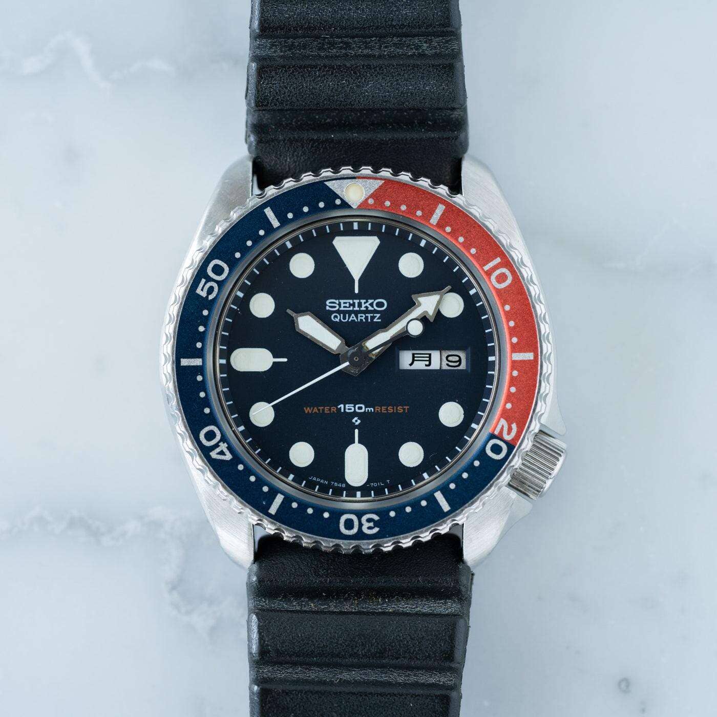 SEIKO 7548-700B ペプシカラー 1980年2月メンズ - 腕時計(アナログ)