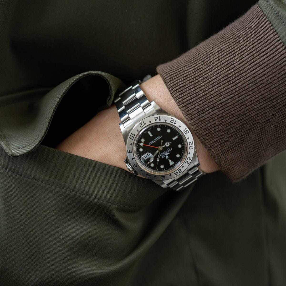 ROLEX Explorer II 16570 Black ARBITRO