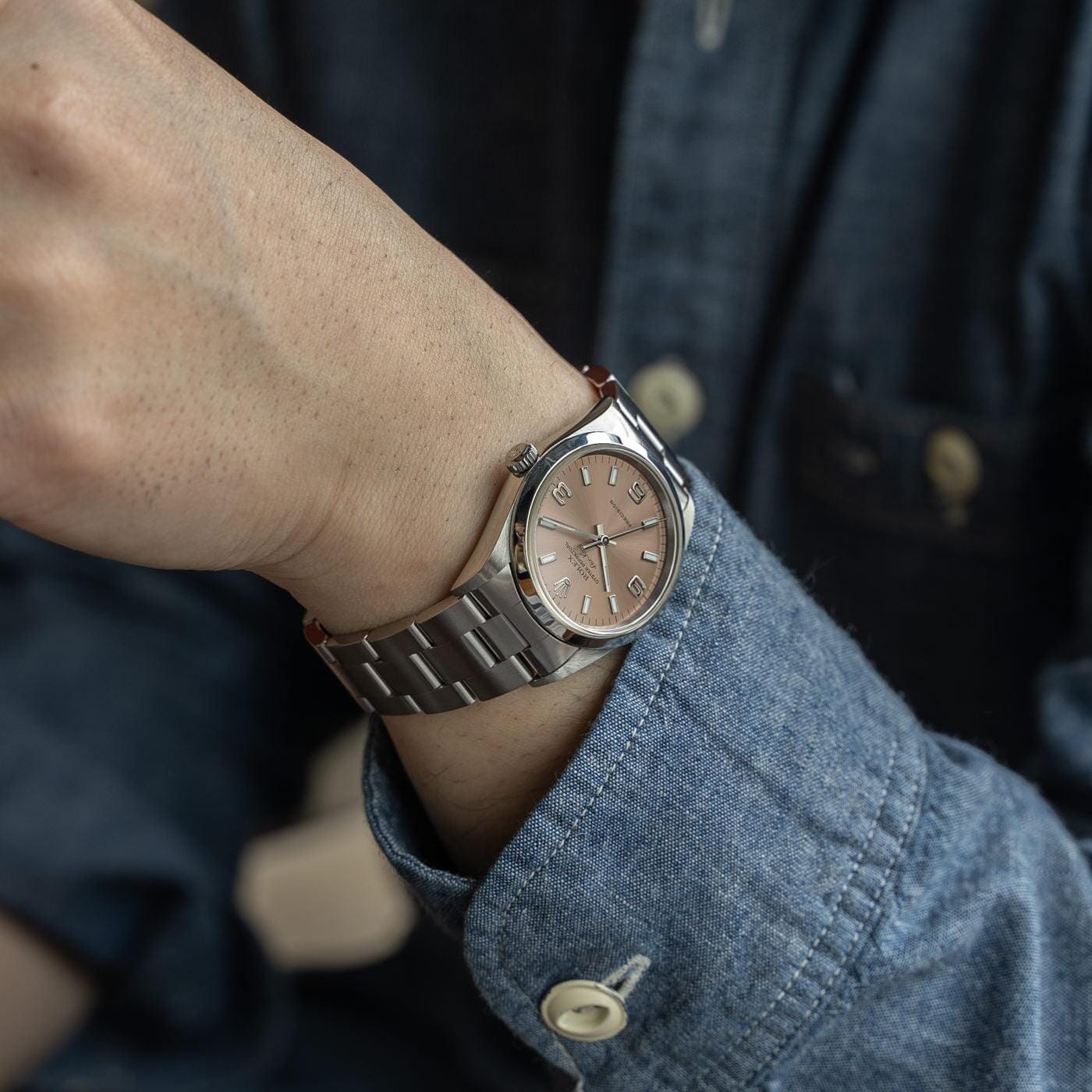 ROLEX Air-King 14000M Salmon Dial ARBITRO