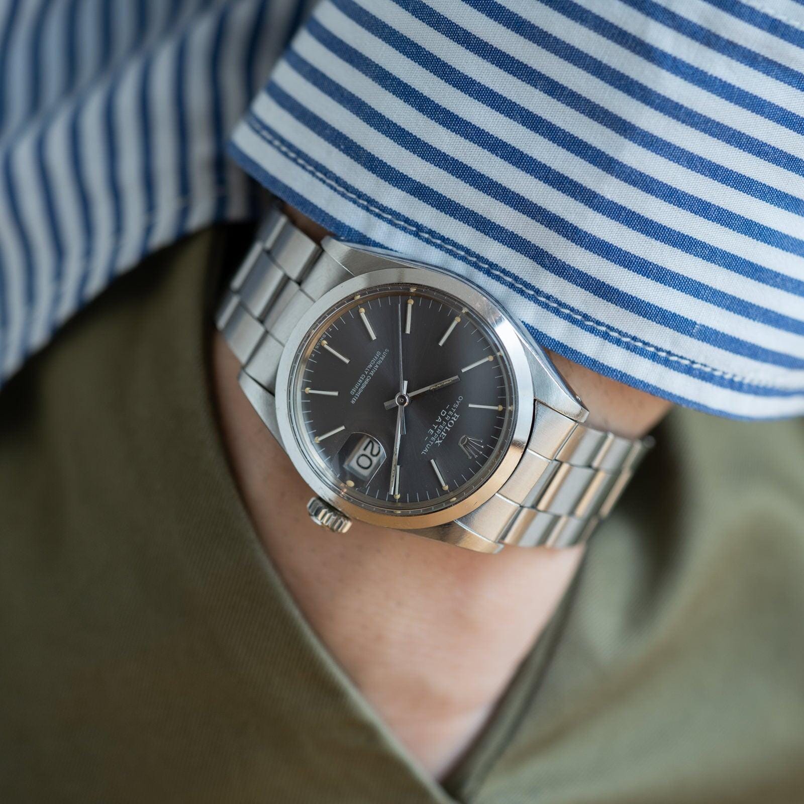 Wrist Grey Oyster Perpetual Oyster Perpetual 41 On Wrist