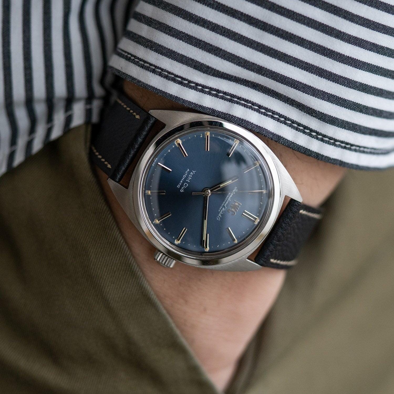 IWC ヨットクラブ R811A ブルー ノンデイト / IWC Yacht Club 811A Blue Dial | ARBITRO