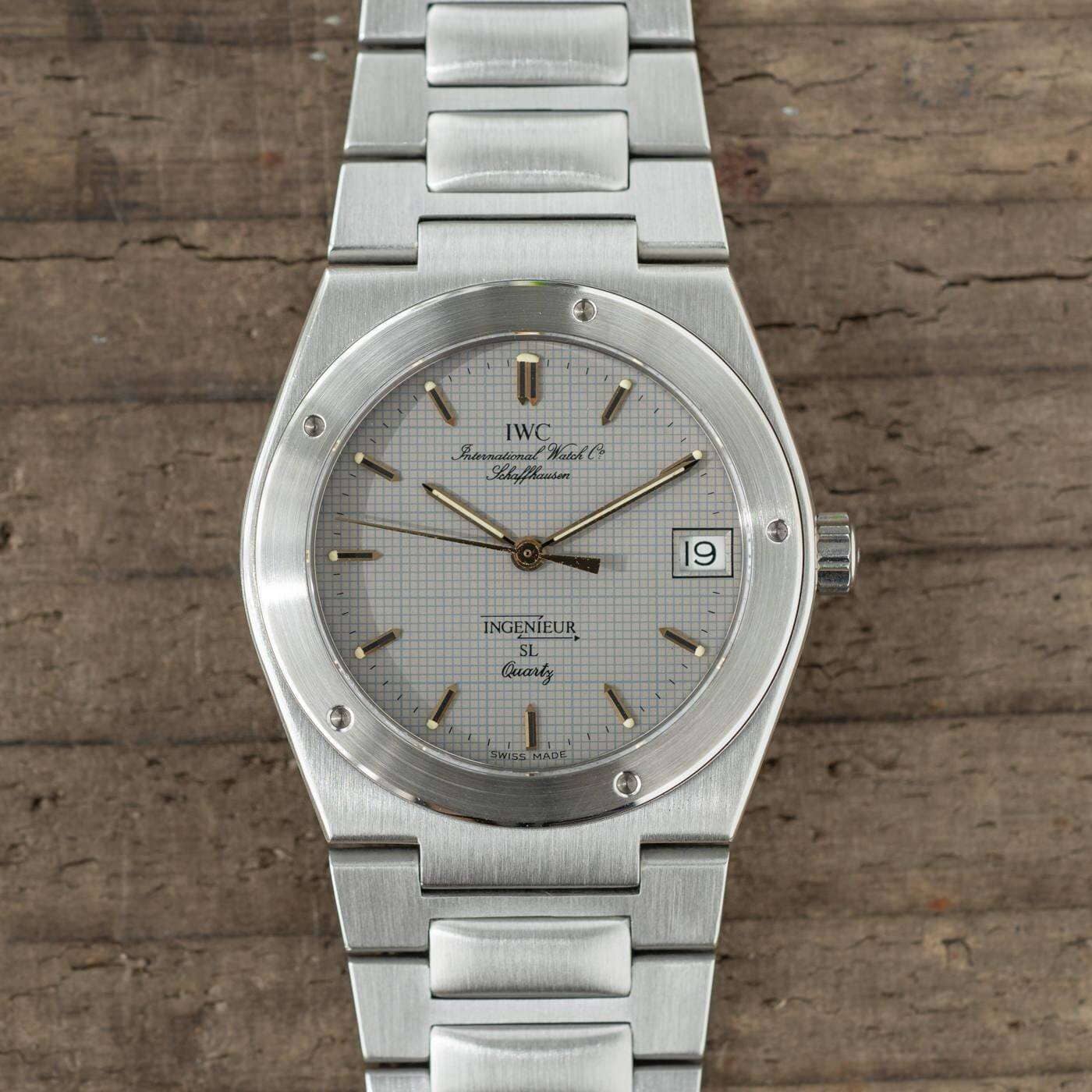 IWC インヂュニア SL QZ グレー / IWC Ingenieur Grey Dial 1980s 