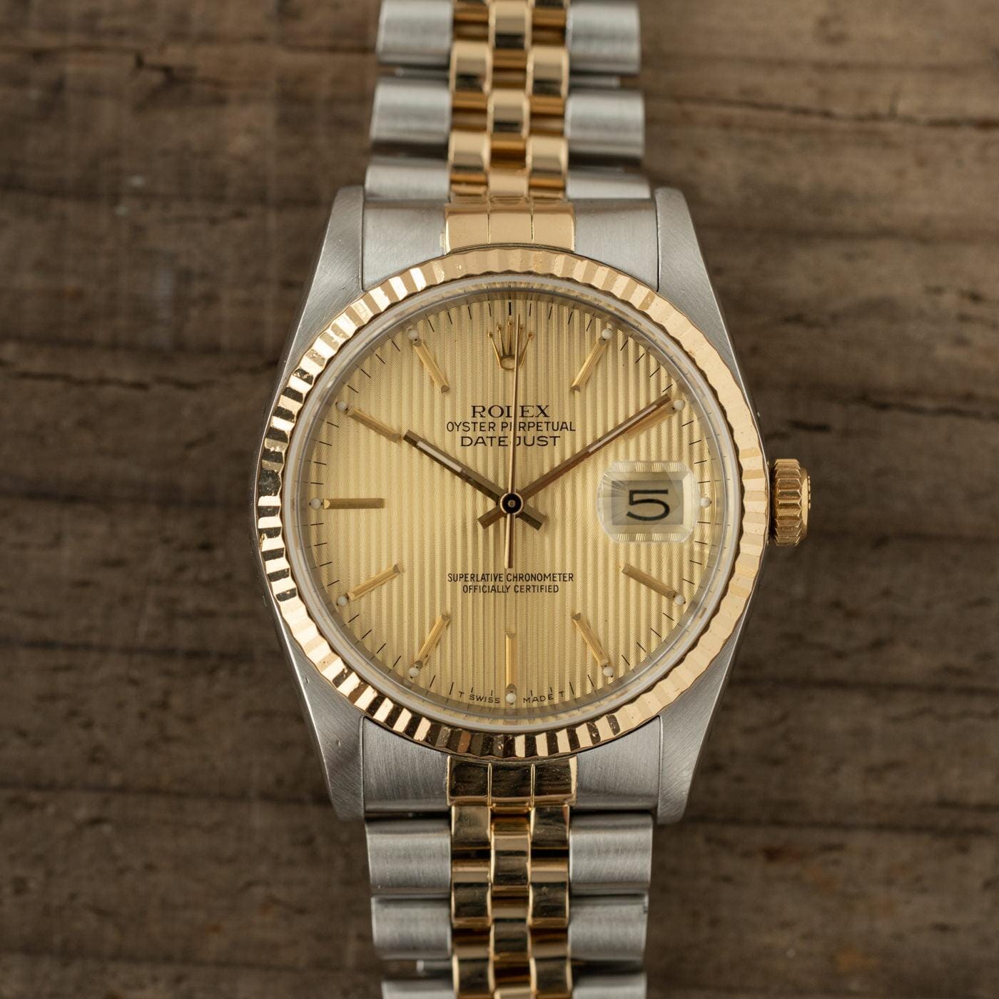 ROLEX DATEJUST 16233 4コマ - 時計