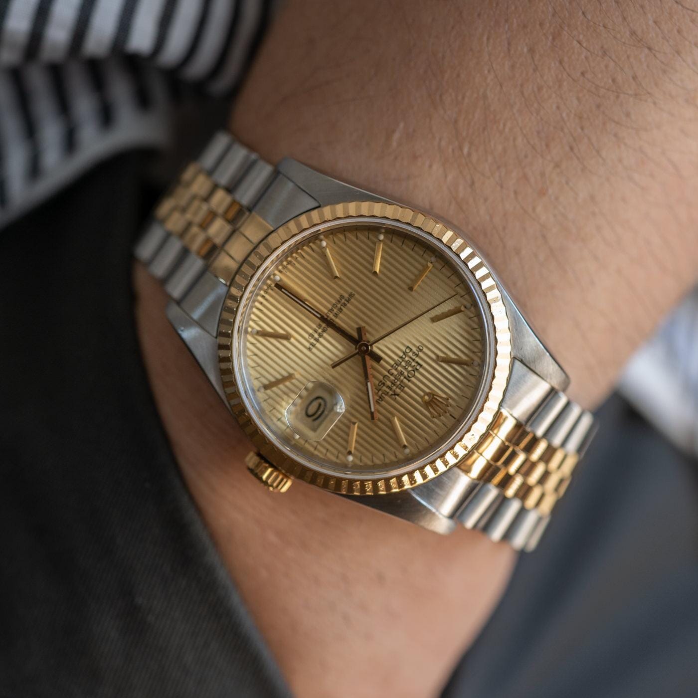 ROLEX DATEJUST 16233 4コマ - 時計