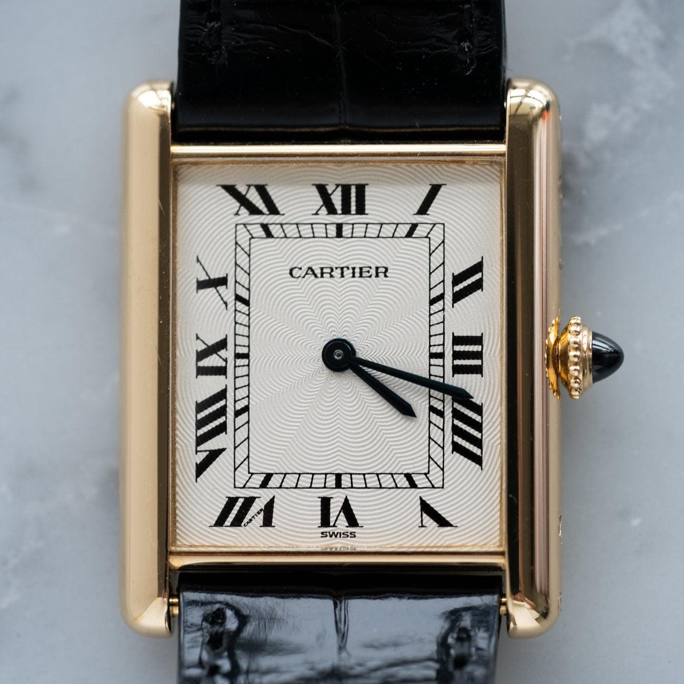 CARTIER Tank Louis Cartier LM 18K YG