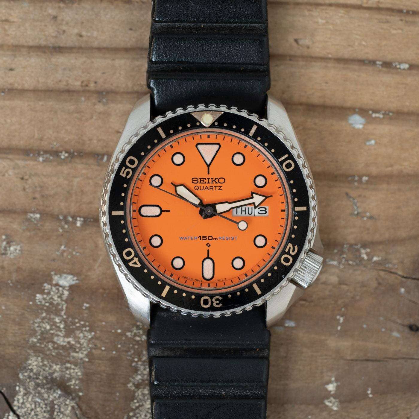 seiko 7548-700Cオレンジダイバー - 腕時計(アナログ)