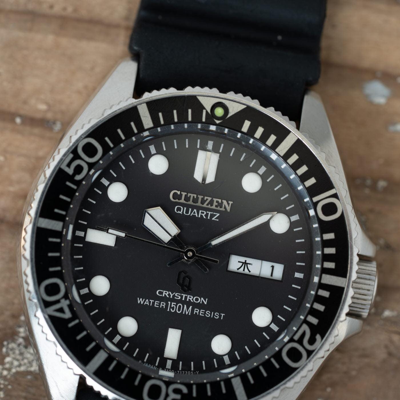 CITIZEN シチズン クリストロン 150M チャレンジダイバー 稼働品