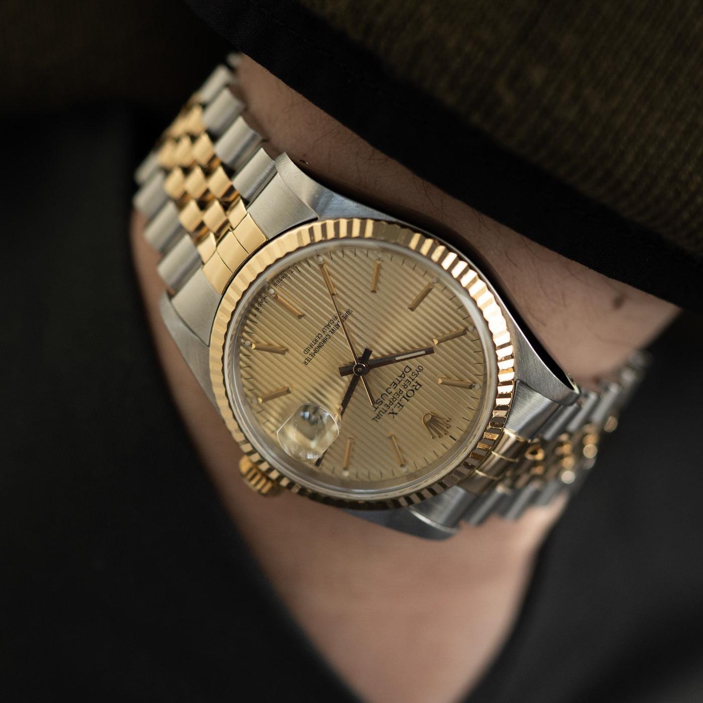 ROLEX DATEJUST 16233 4コマ - 時計