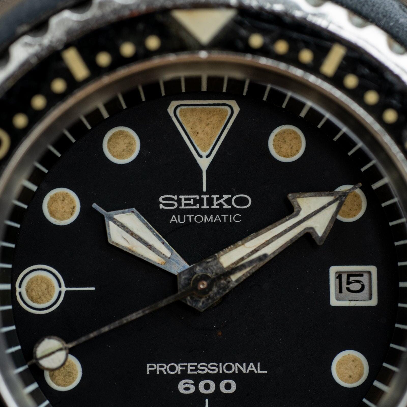 セイコー 600m ダイバー ツナ缶 6159-7010 チタン SEIKO Professional Diver