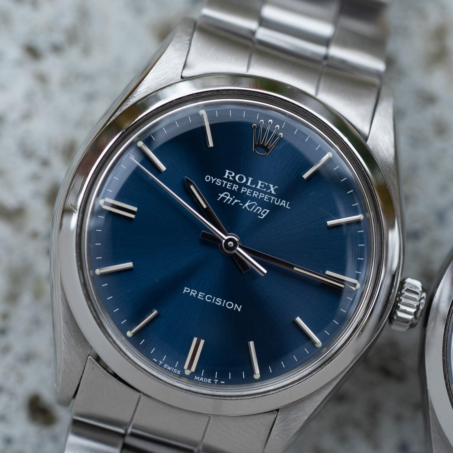 Rolex oyster perpetual air king online 5500