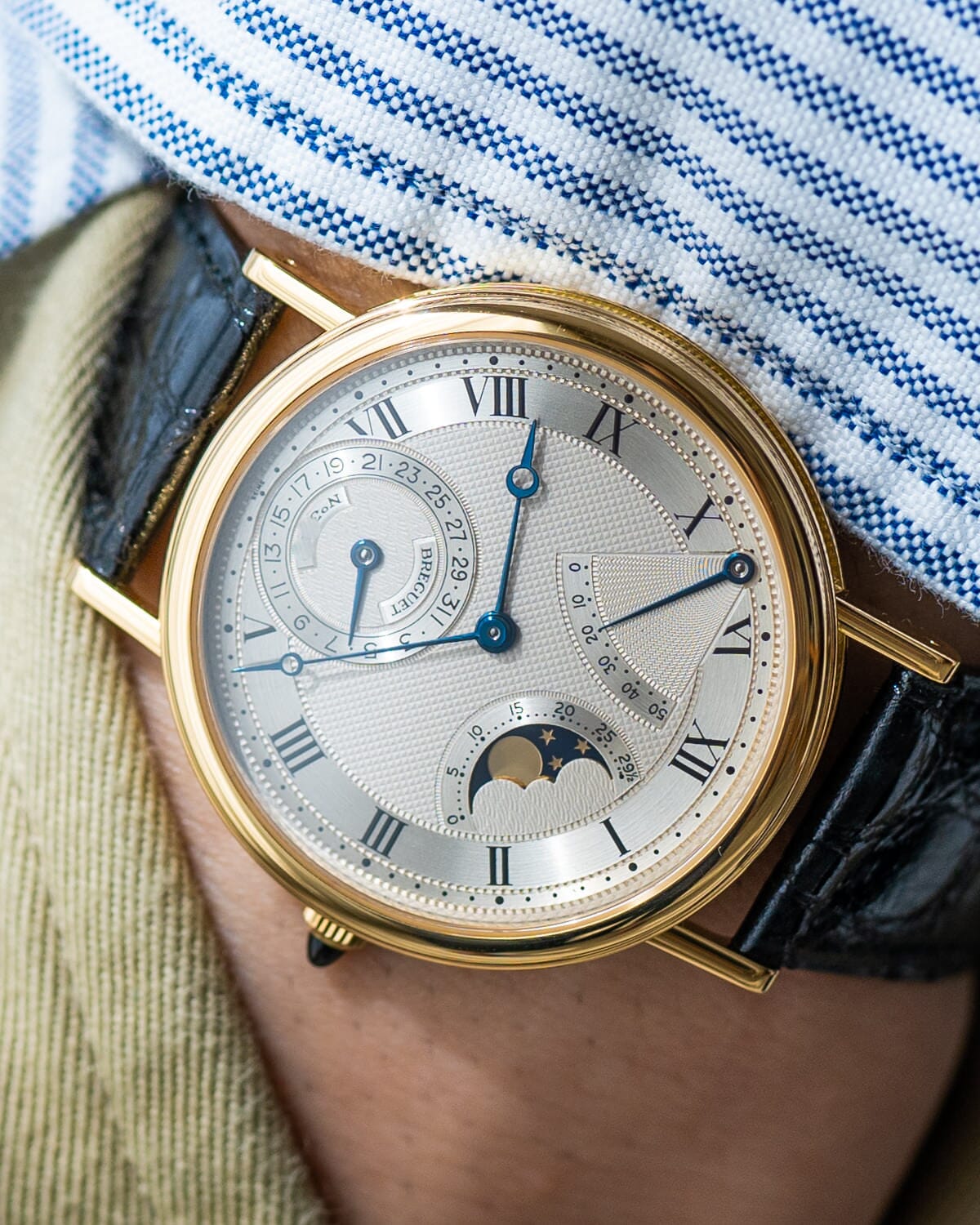 BREGUET Classique 3130 YG Power Reserve Moonphase 1980s ARBITRO