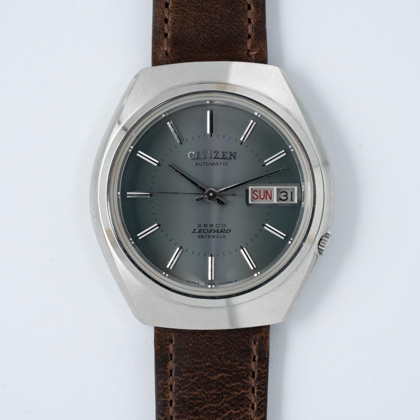 シチズン レオパード 1970年代ケース素材SS - 腕時計(アナログ)