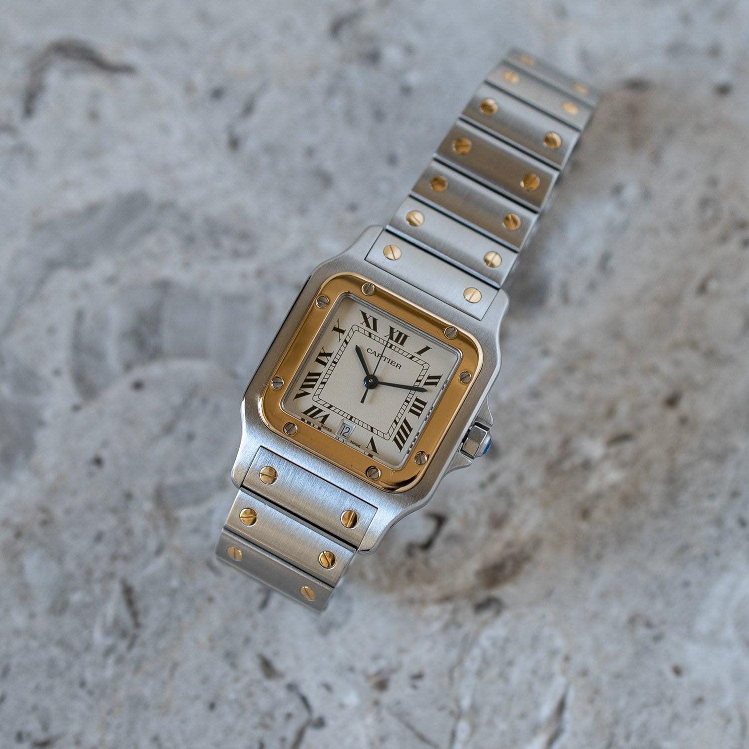 Santos Galbee LM Ivory Roman / サントスガルベ LM コンビ クォーツ