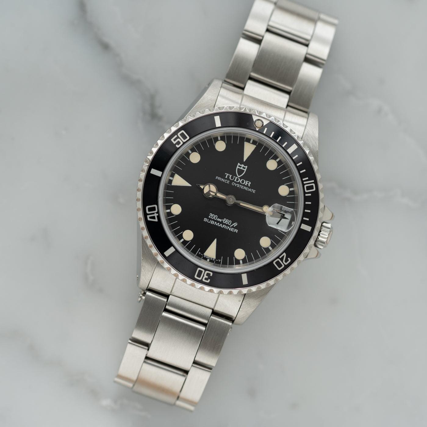 チュードル サブマリーナー 75090 ブラック ミドルサイズ / TUDOR Submariner 75090 1990s | ARBITRO