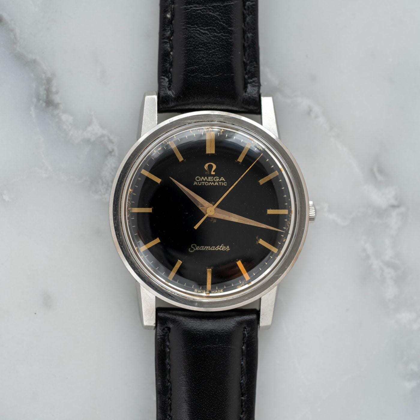 オメガ シーマスター ブラック ミラーダイアル 1960年代 / OMEGA 