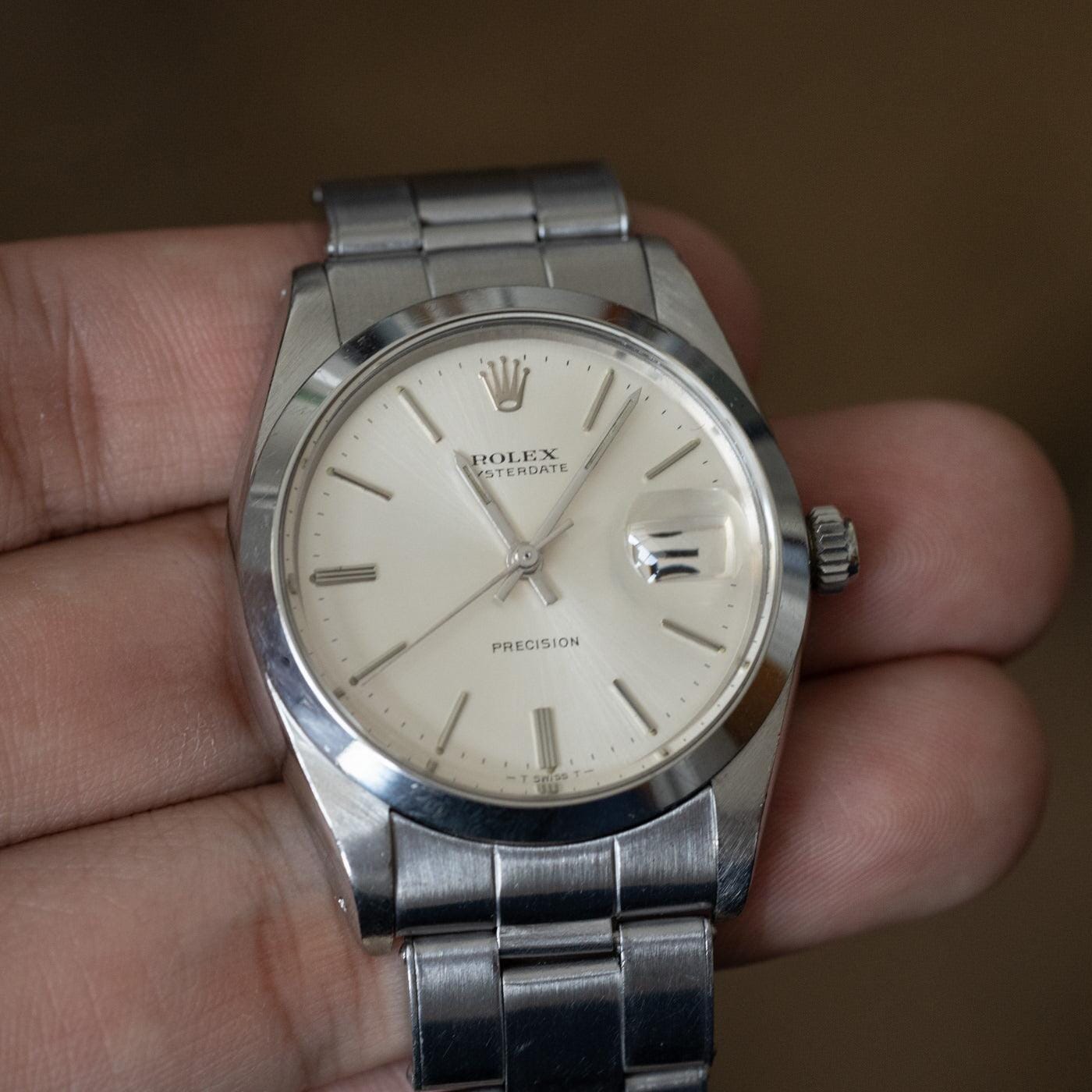 ロレックス オイスターデイト 6694 シルバー 手巻き 1963年製 / ROLEX 6694 Cal.1225 | ARBITRO