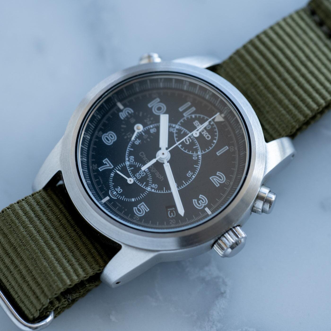 SEIKO セイコー クロノグラフ SUS 7T27-7A40 クォーツ - 腕時計(アナログ)