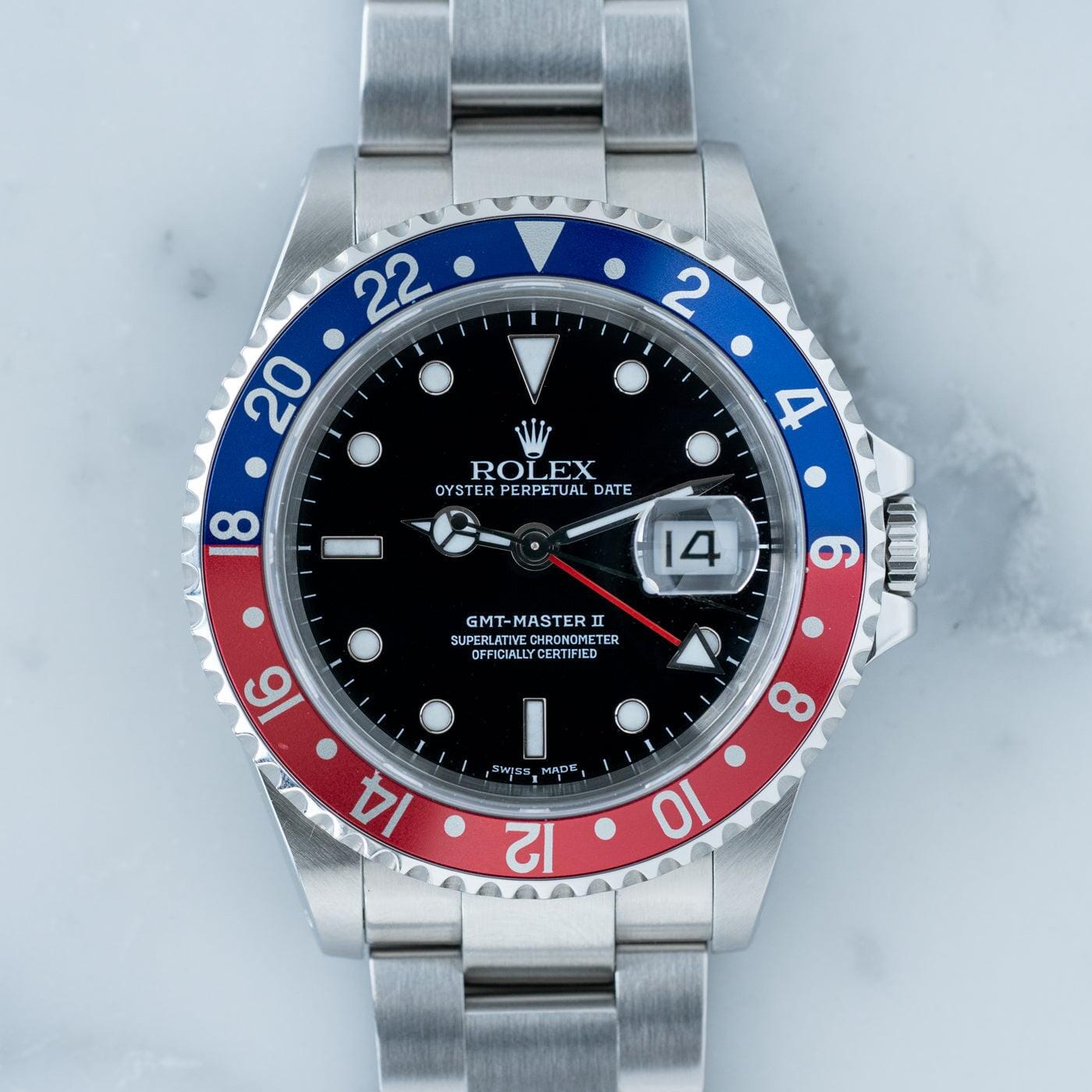 ROLEX GMT Master II 16710 Pepsi Bezel ARBITRO