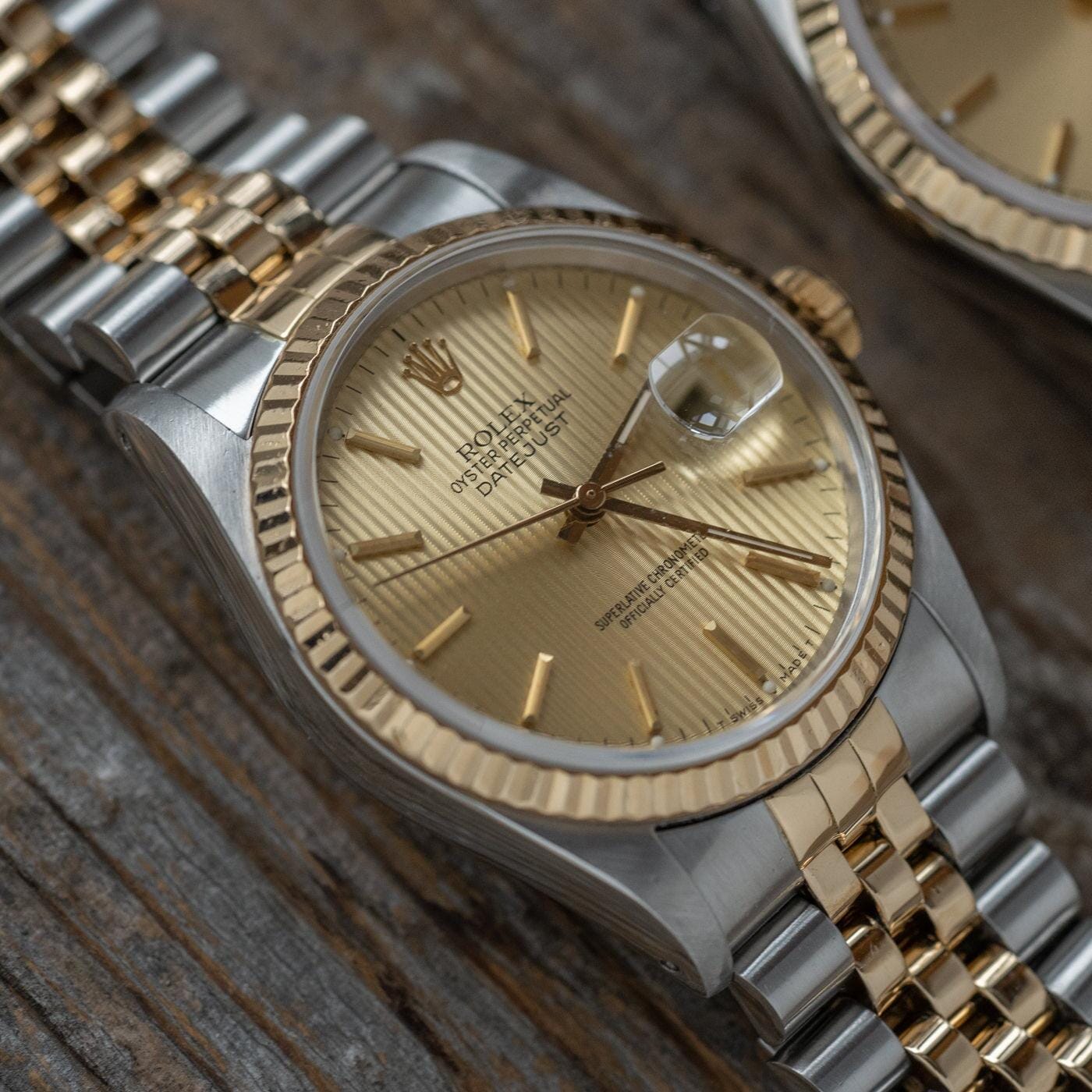 ROLEX DATEJUST 16233 4コマ オンラインショッピング - 時計