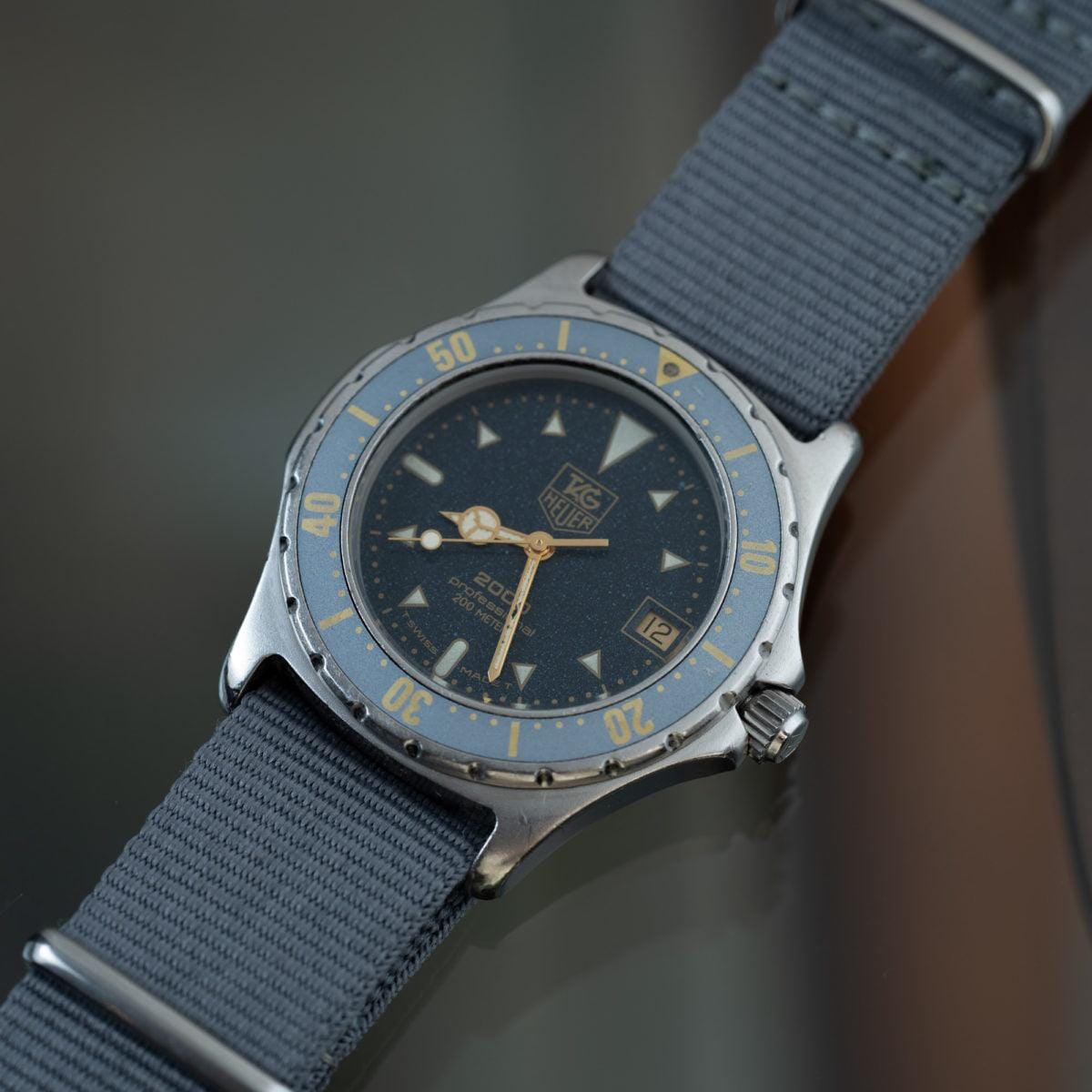 TAG HEUER タグホイヤーダイバー 972.606 ムーンダストダイアル 1980