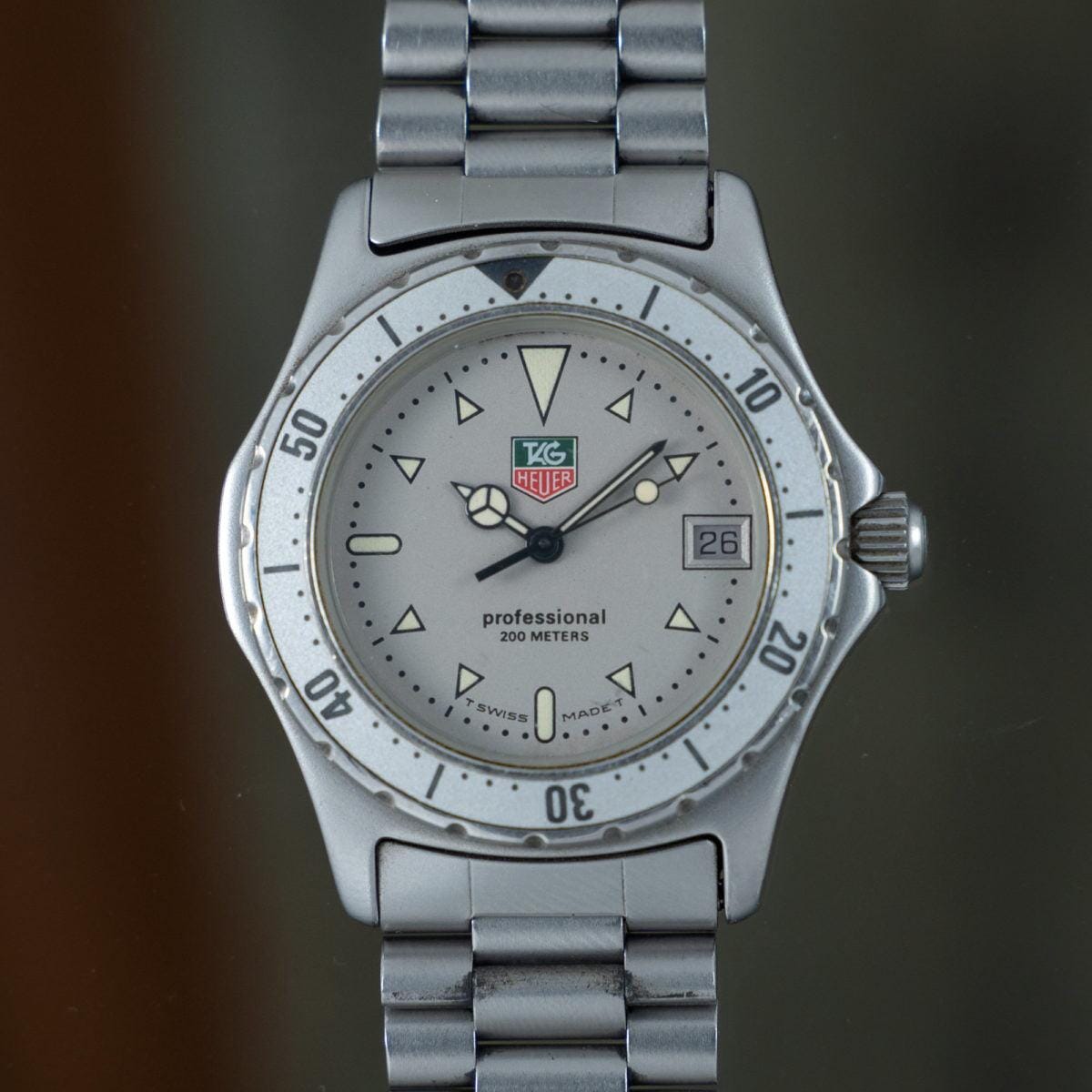 タグホイヤー ダイバー 972.013 グレー 1980年代 / TAG HEUER Diver