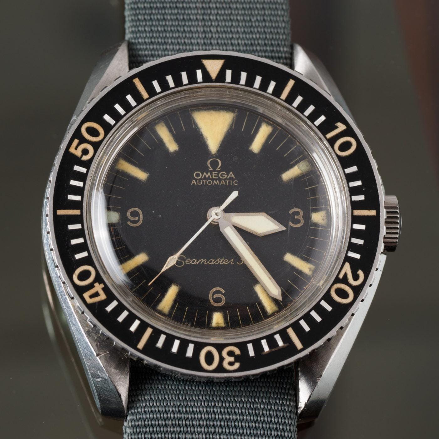 オメガ シーマスター300 ビッグ トライアングル 60年代 / OMEGA Seamaster 300 BIG TRIANGLE 165.024 |  ARBITRO