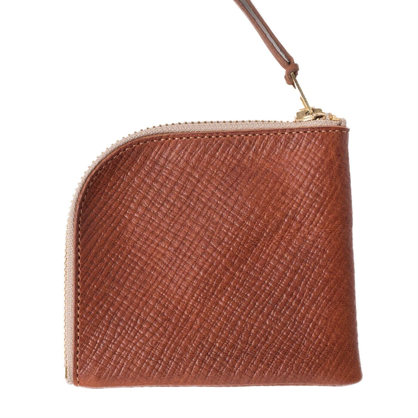Zip Wallet Embossed Leather Limited Edition (Brown) - Arbitro