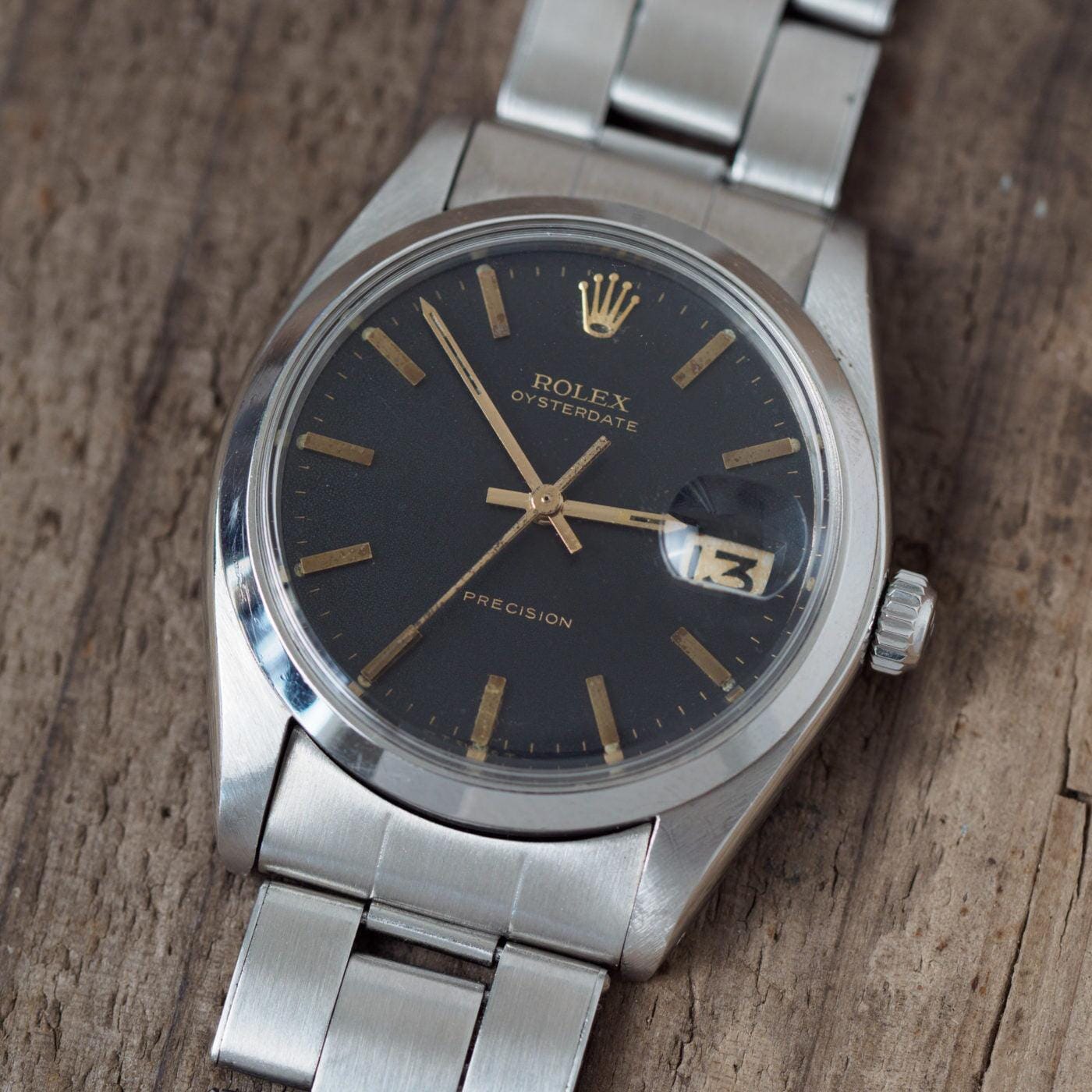 ロレックス オイスターデイト プレシジョン 6694 ブラック / ROLEX 6694 Cal.1210 | ARBITRO