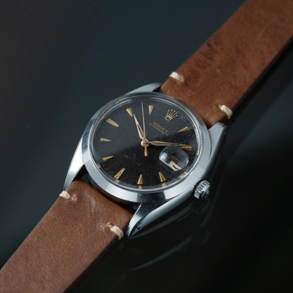 Rolex 6694 leather online strap