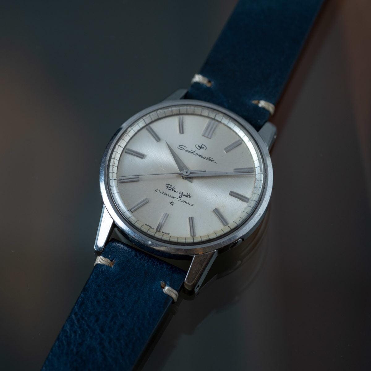 《ジャンク》SEIKOMATICセイコーマチック ブルーヨット 自動巻 腕時計
