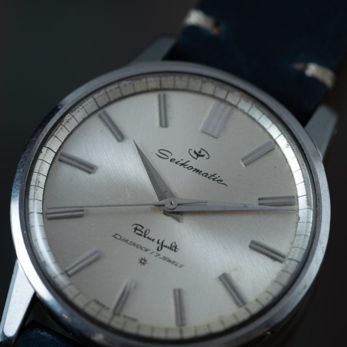 《ジャンク》SEIKOMATICセイコーマチック ブルーヨット 自動巻 腕時計