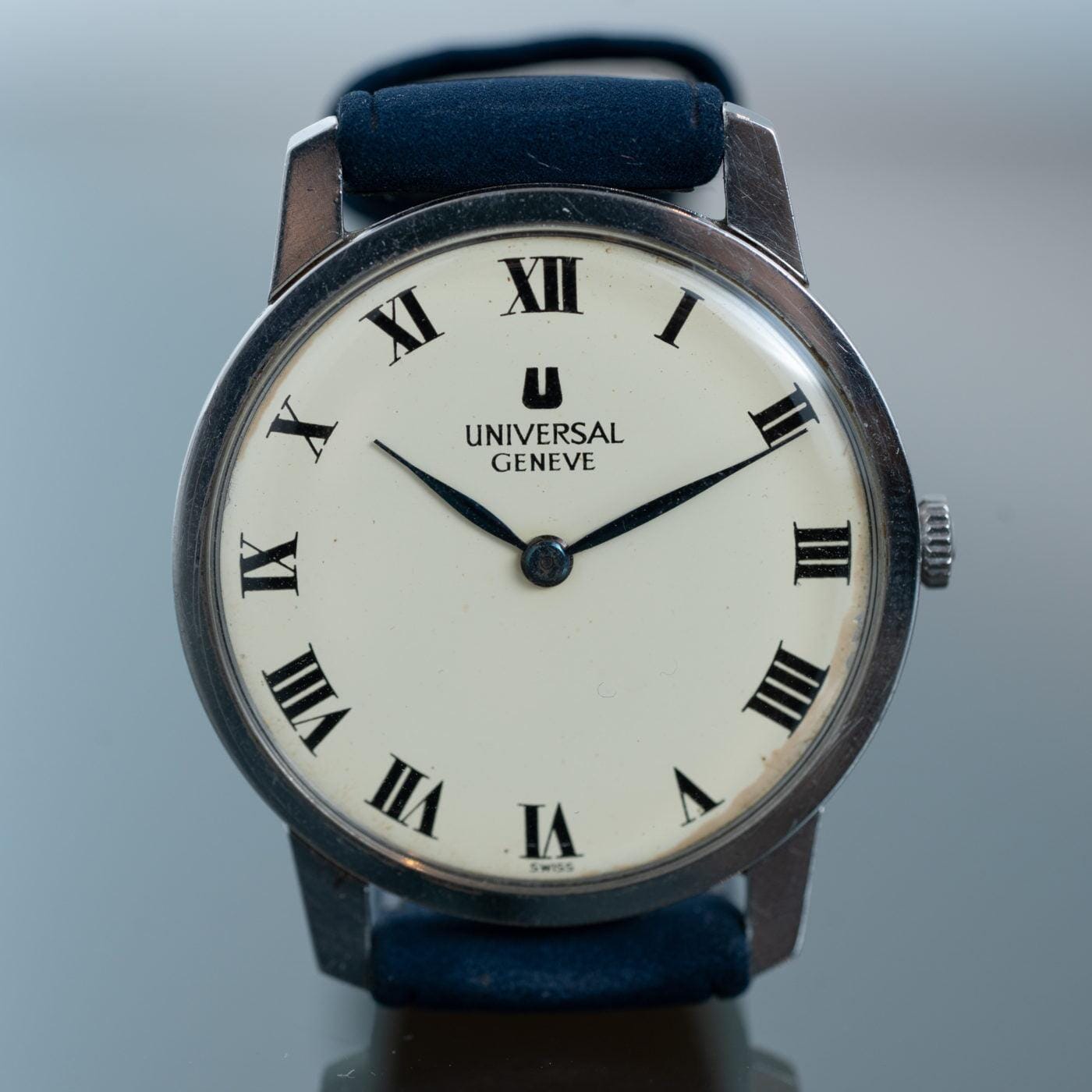 オメガ【レア】ユニバーサル ジュネーブ 手巻き時計 1970年代 Universal