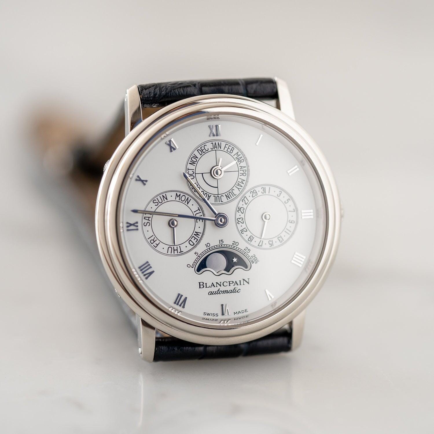 Blancpain Villeret perpetual calendar 5495 automatic winding PT