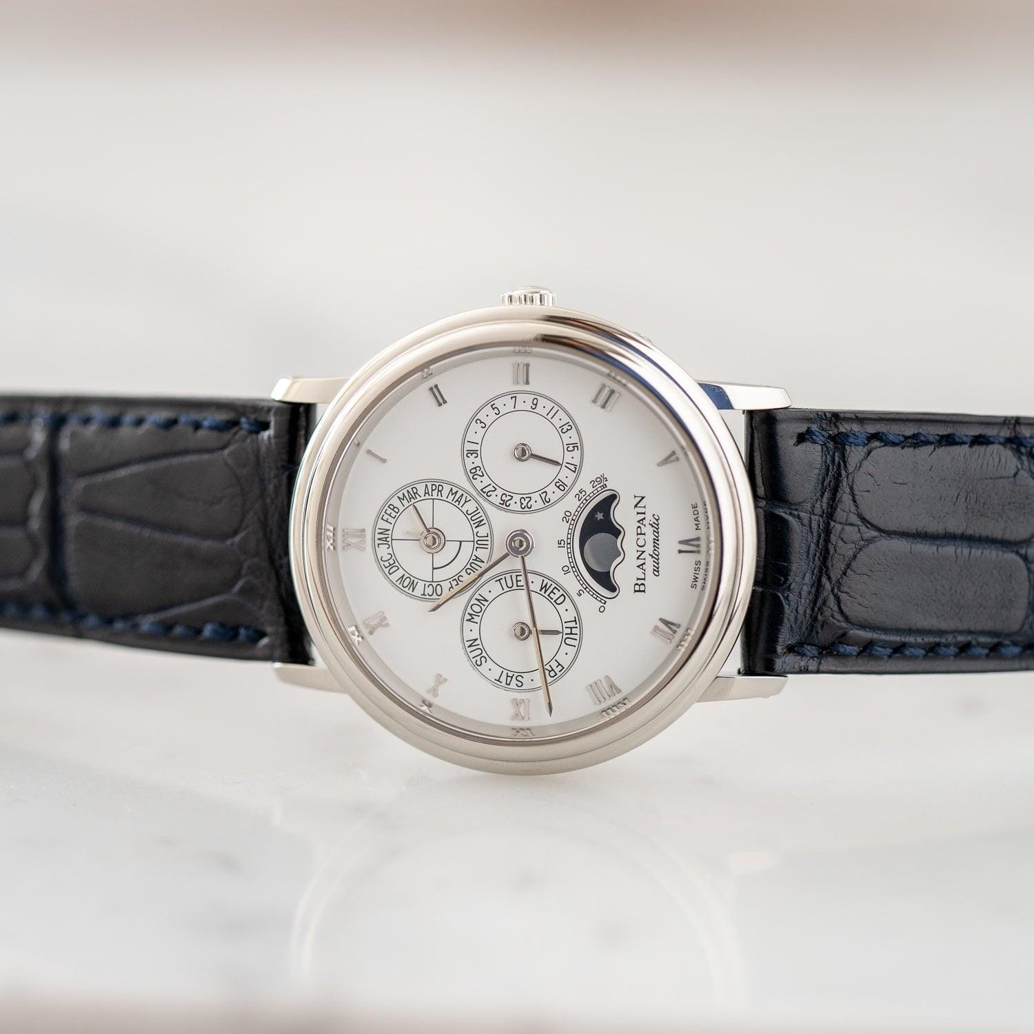 Blancpain Villeret perpetual calendar 5495 automatic winding PT