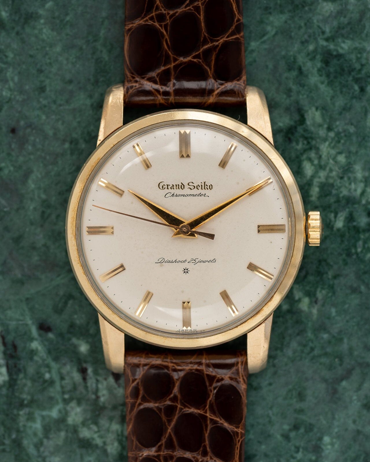 Grand Seiko First J14070 Raised Logo Dial 1963 ARBITRO