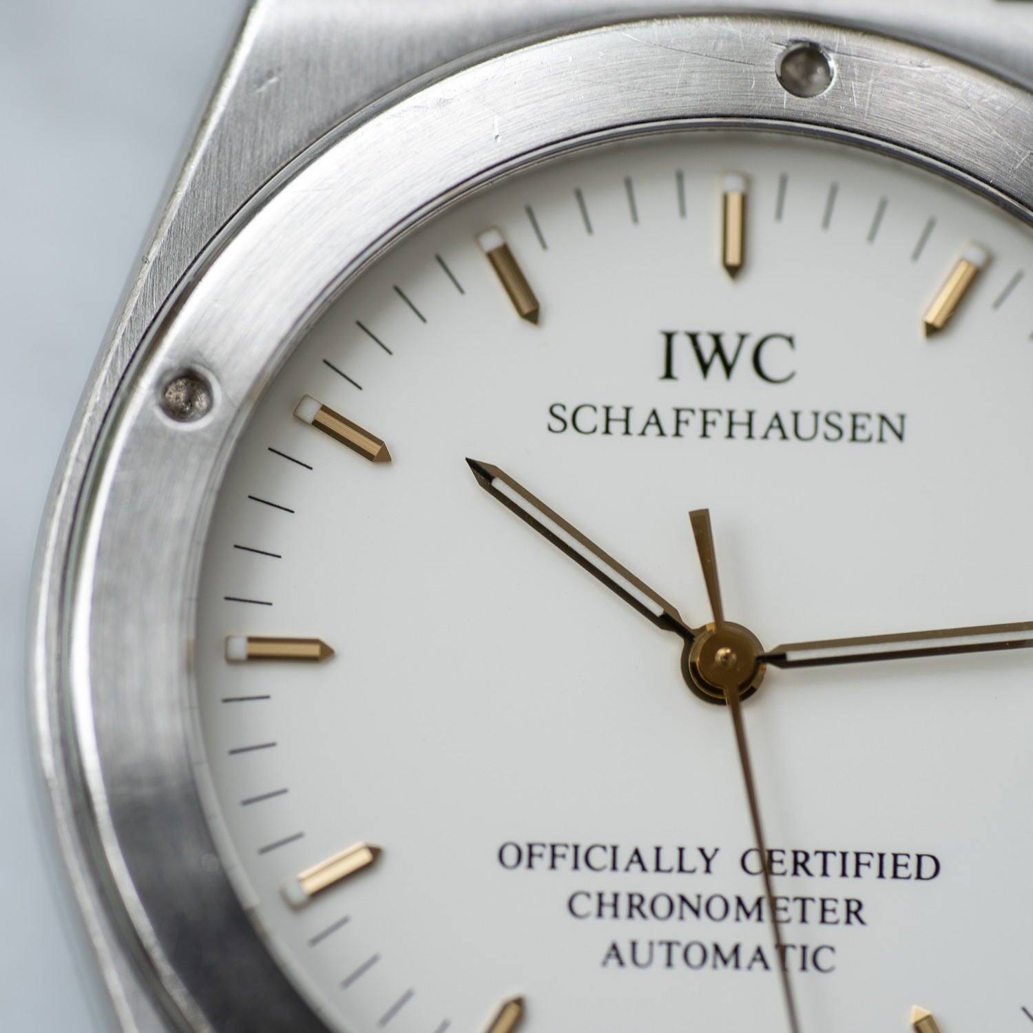 IWC Ingeniuer 3521 White Dial Box and Paper ARBITRO