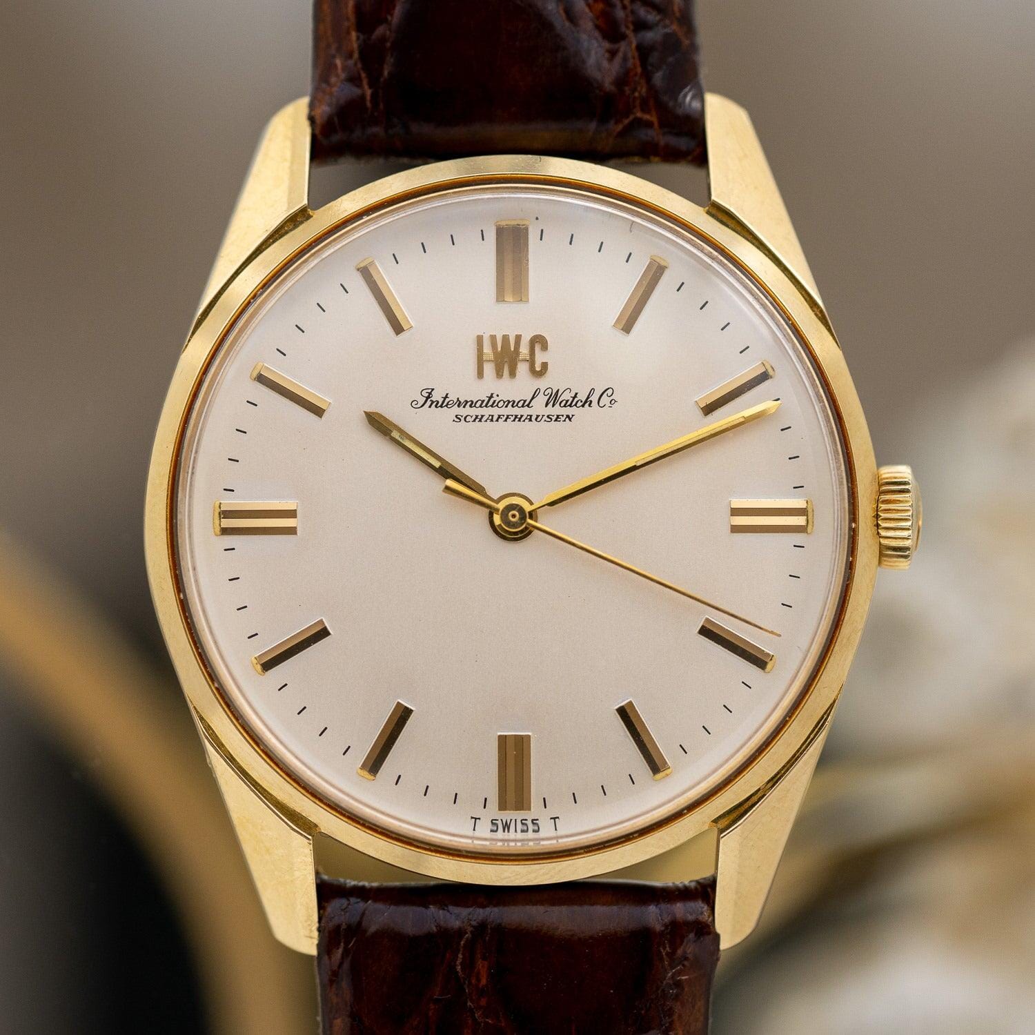 [稼働良品] IWC Schaffhausen 18K 手巻き