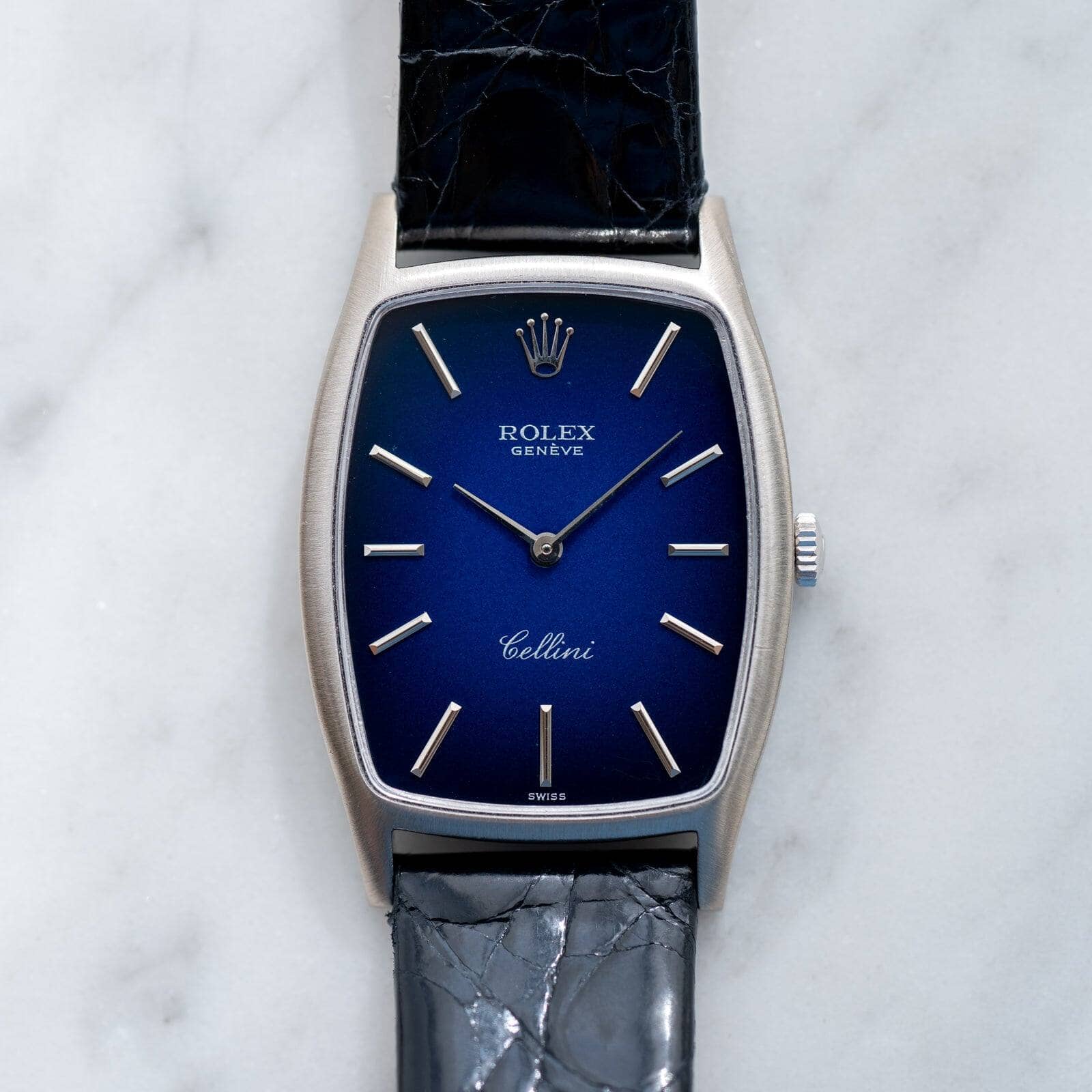 Rolex cellini sale blue face